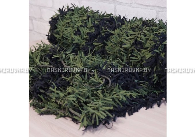 Маскировочная сеть Зеленя 2х3 м (зелено-черная) – купить по цене 159 byn в интернет-магазине в городе Новополоцк картинка 2